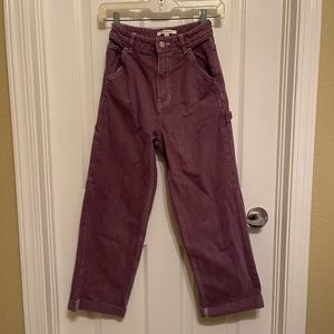 Pac-sun purple cargo pants
